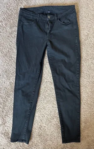 American Eagle Outfitters Black Skinny Jeans - High Rise Stretch / K7 thumbnail 1