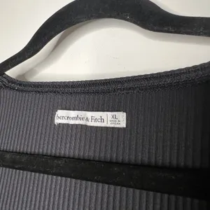 Abercrombie & Fitch Black Ribbed Long Sleeve Bodysuit Size XL thumbnail 5