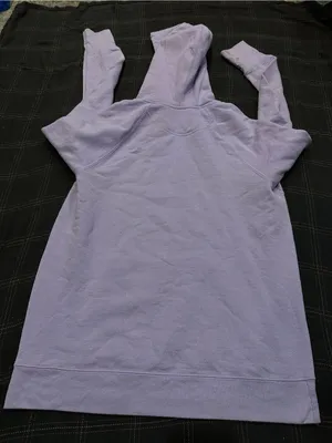 Champion Lavender Pullover Hoodie with Purple Logo thumbnail 7
