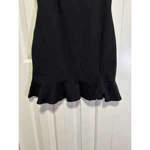 Princess Polly Women's Black Ruffle Hem Bodycon Mini Dress US 6 thumbnail 5