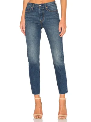 Levi’s Wedgie Icon Jeans 29 White Oak Cone Denim Classic Tint $80 thumbnail 10