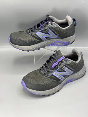New Balance T410 Trail Running Shoes Unisex M7/W8.5 Gray Lace Up WT410LQ8 thumbnail 2