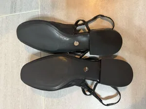 Never worn Zara Black Mesh Flats thumbnail 3