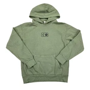 Lane Seven "No Rain No Flowers" Hoodie in Green thumbnail 1