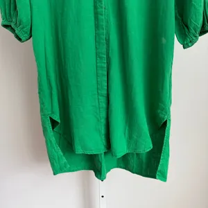 YFB Young Fabulous & Broke Green Embroidered Sleeve‎ Button Down Dress XS thumbnail 3