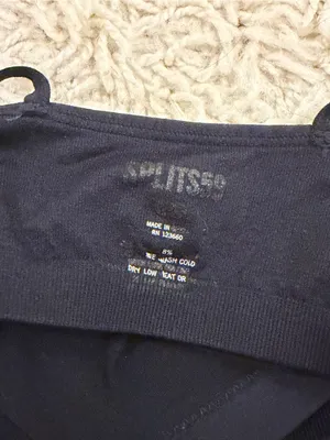 Splits59 Black Women's Seamless Cami Crop Top thumbnail 3