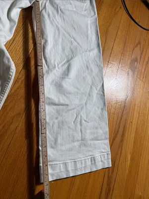 Maeve Anthropologie the Colette White High-Rise Wide Leg Jeans thumbnail 10