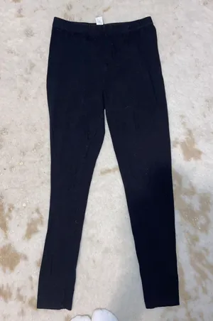 black cotton leggings thumbnail 1