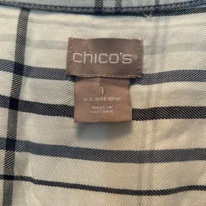 Chicos everyday plaid button front shirt thumbnail 3