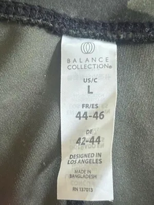 Balance Collection green camo leggings size L thumbnail 2