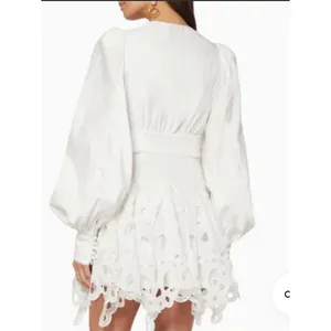 Acler Vicount Dress Embroidered Eyelet Dress Ivory White Size 6 NWT NEW thumbnail 3