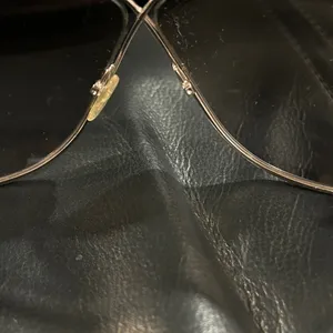 Tom Ford Gold Butterfly Frame Sunglasses with Dark Lenses missing nose guard thumbnail 8