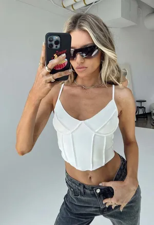 Princess Polly White Top thumbnail 1