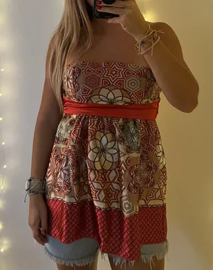 Wet Seal vintage  strapless top thumbnail 1