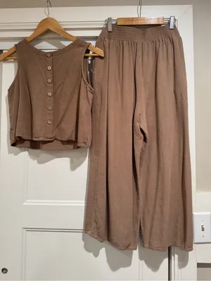 ANRABESS Women's Summer 2 Piece Outfit thumbnail 6