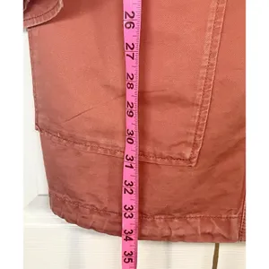 Ann Taylor burnt orange Jacket / Coat Women's size XS Knee Length Hood thumbnail 8
