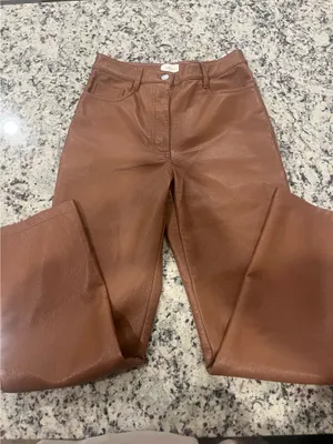Wilfred Aritzia Faux Leather Pants thumbnail 1
