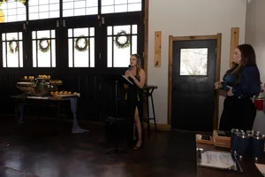 Lulus Maxi Dress Black Velvet Strapless thumbnail 2