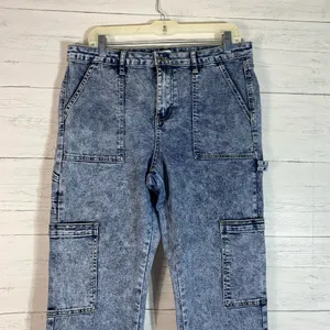 Generation K denim joggers acid wash womens size 15 thumbnail 2
