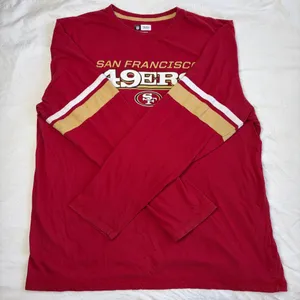 National Football League Team Apparel San Francisco 49ers red graphic long sleeve tee thumbnail 2