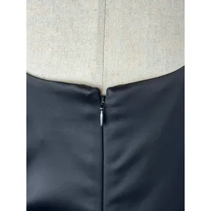 Babaton Aritzia Dress Women 4 Black Satin‎ Lala Dress Sheath Party Cocktail LBD thumbnail 7