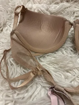 Victoria’s Secret 34C Nude Floral Lace Push Up Bra thumbnail 6
