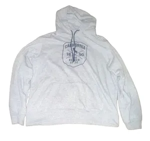 Home Free Gray Fleece Pullover Hoodie California Golden State Graphic Men L thumbnail 1