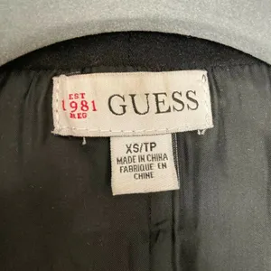 Guess Denim Vest Womens 6 Black Jean Waistcoat Sleeveless‎ Open Front Y2K Grunge thumbnail 3