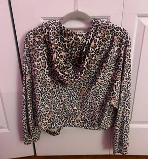 Victoria's Secret Cheetah Print Zip Up thumbnail 3