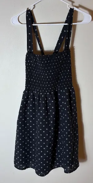 American Eagle Smocked Floral Print Mini‎ Dress Size Large thumbnail 1