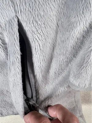 Free Country Women’s Gray Full Zip Fleece Jacket Small Soft Plush Lightweight thumbnail 9