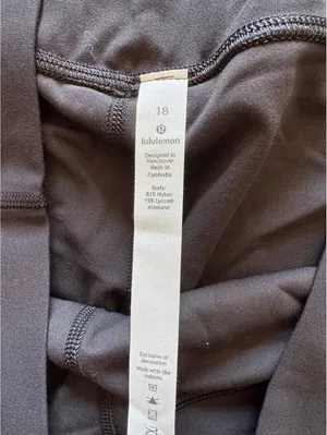 Lululemon Align High Rise 25” Black Size 18 NWT thumbnail 6