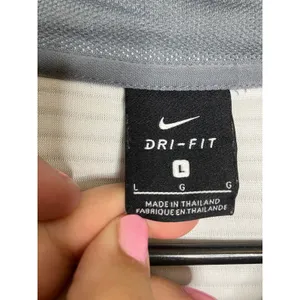 Nike Dri-FIT‎ Hoodie Womens Large Gray Excellent Textured Swoosh Pullover thumbnail 3