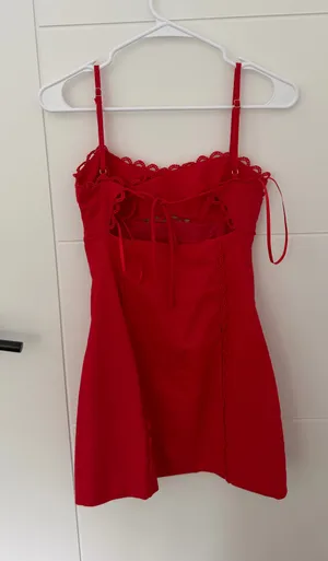 Showpo Showpiece Red Mini Dress thumbnail 2