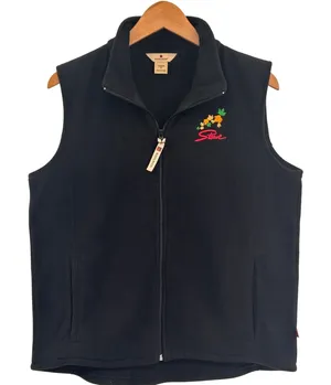 Woolrich Fleece Vest Women's Full Zip Ski Hiking Cabin‎ Outdoor Black Medium thumbnail 1