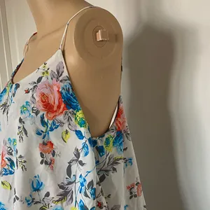 Paper Crane Floral Print Layered Women's Top thumbnail 4