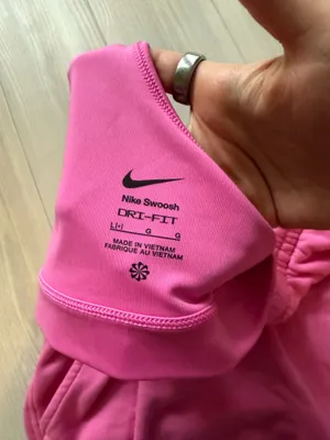Nike pink matching sweatpants and bra thumbnail 3
