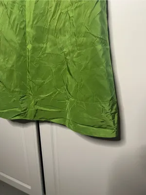 Vintage Y2K J.Crew 100% Silk Chartreuse Green Dress thumbnail 8