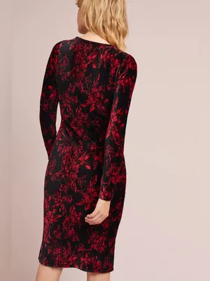 Anthropologie / HD in Paris | Dierdre Velvet Column Dress, M thumbnail 3