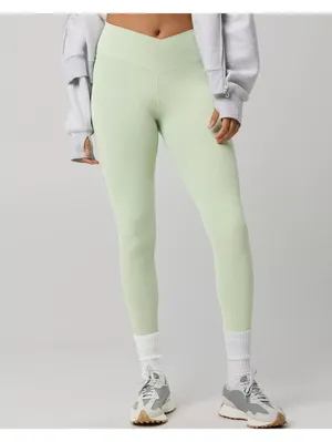 AE OFFLINE By Aerie Real Me High Waisted Crossover Legging American Eagle NWT M thumbnail 2