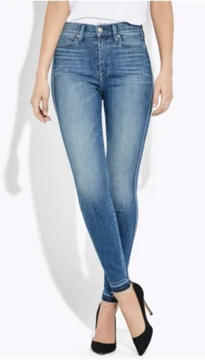 AYR The Riser Skinny Jeans Sz 30x28 High Rise Blue Stretch Denim Women's III12-1 thumbnail 1