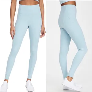 Girlfriend Collective High Rise Compressive Leggings: Sky Light Blue thumbnail 6