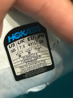HOKA Mach blue athletic training running lace up shoes sneakers women’s 9 new thumbnail 3