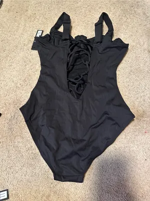 NWT TA3 Lifty one piece swimsuit black medium b/c thumbnail 4