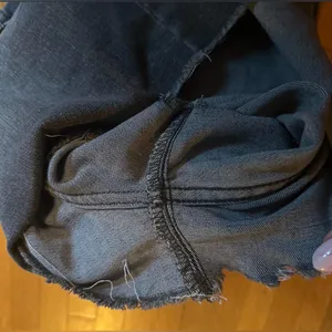 Levi’s Black Distressed High Rise Shorts, Size 34 thumbnail 3