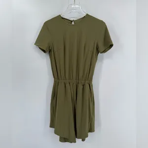 Lululemon Lightweight High-Neck Romper Bronze‎ Green size 4 thumbnail 3