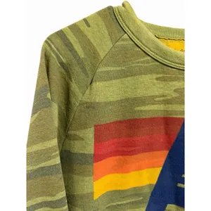 Aviator Nation Logo Camo‎ Crew Sweatshirt Size XS thumbnail 7