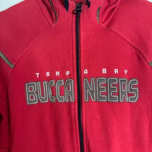 Reebok Tampa Bay Buccaneers Women's Full Zip Hoodie Red Size S thumbnail 2