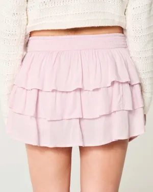 Hollister Pink Ultra High Rise Mini Skirt thumbnail 2