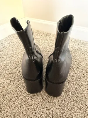 Paul Green Women's Black Leather Boots Size EU 6 US 8.5 thumbnail 4